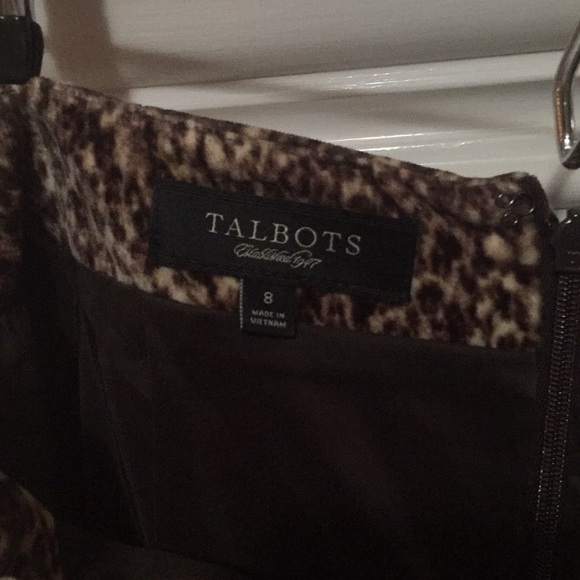 Talbots leopard print skirt - Picture 3 of 4